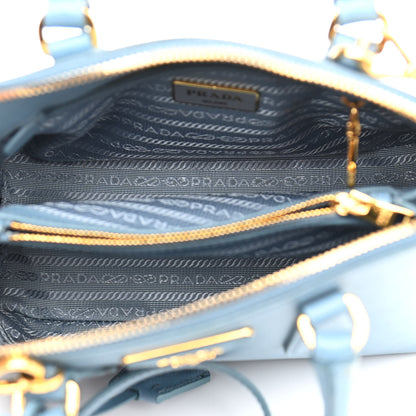 Prada Saffiano Lux Small Promenade Tote Aviazione 4 of 11