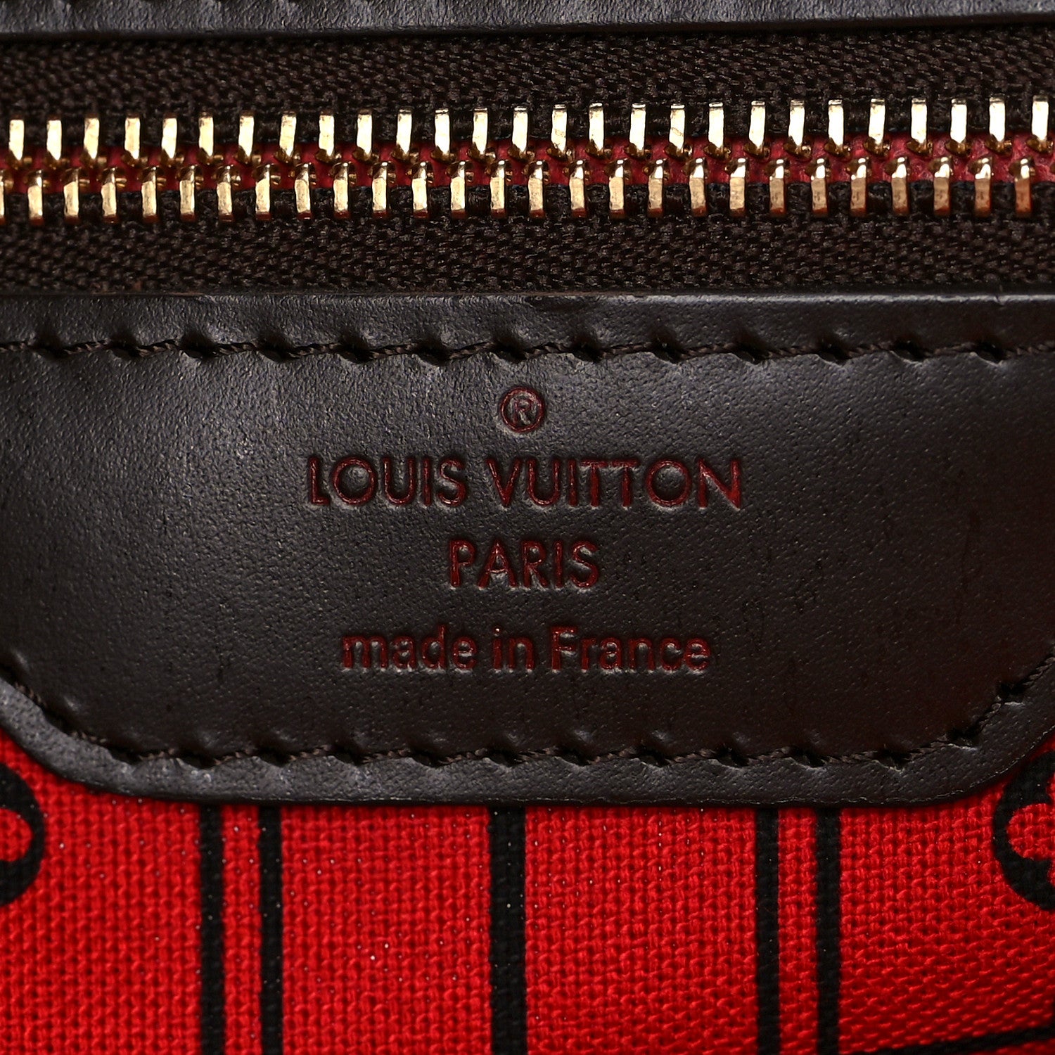Louis Vuitton Damier Ebene Neverfull MM 6 of 9