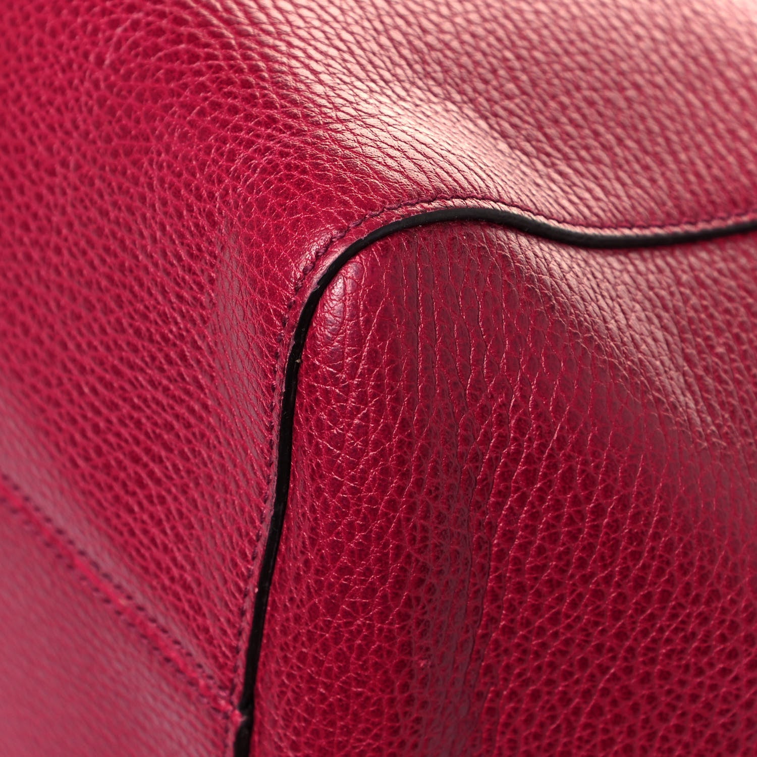 Gucci Dollar Calfskin Medium Swing Tote Raspberry Sorbet 8 of 11
