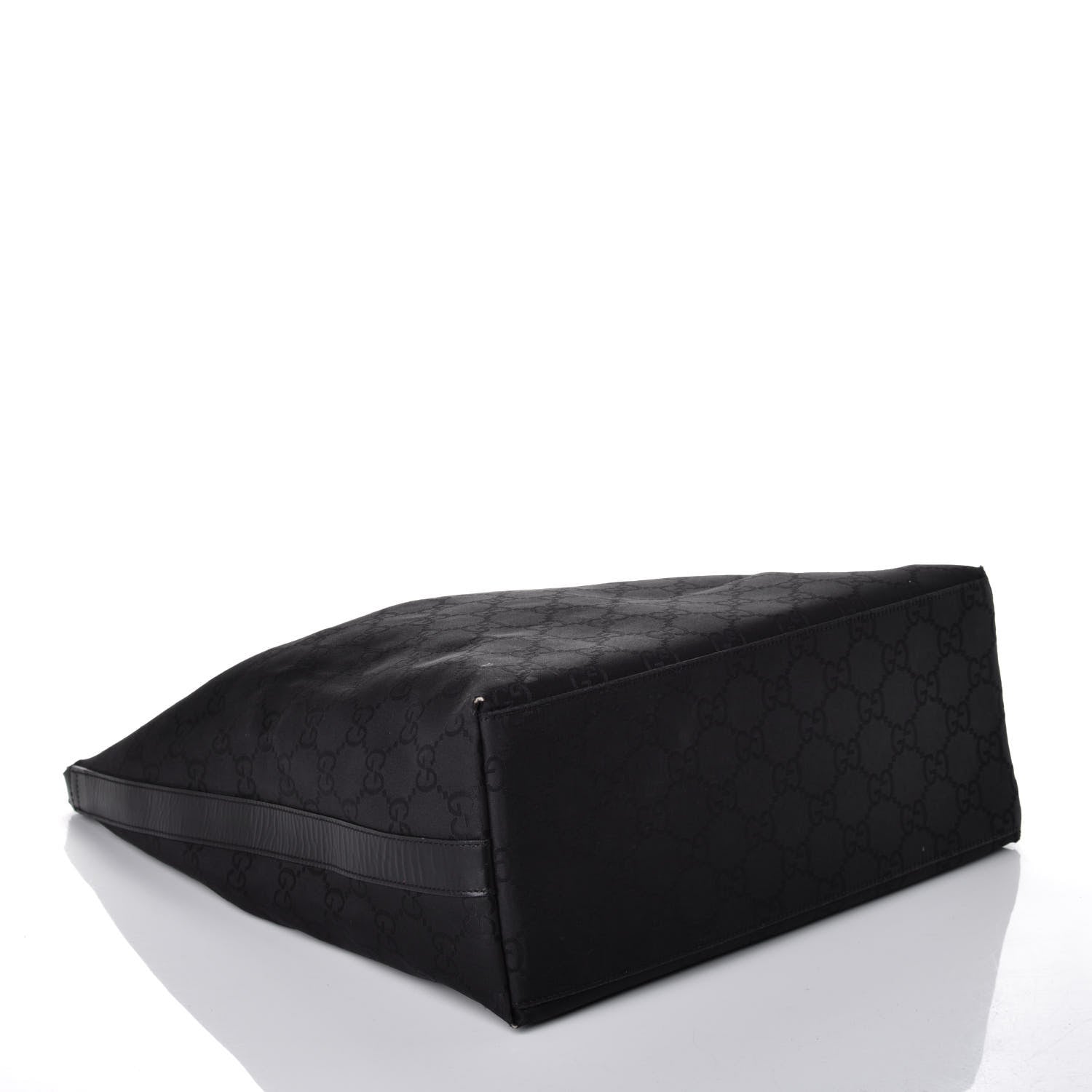 Gucci Nylon Monogram Hobo Black 4 of 8
