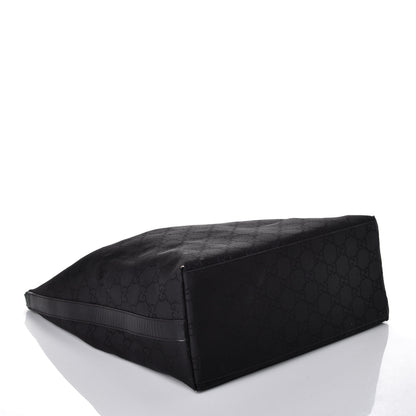 Gucci Nylon Monogram Hobo Black 4 of 8