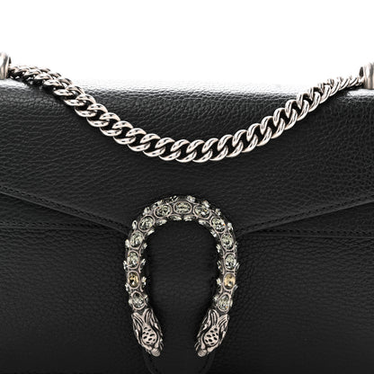 Gucci Pebbled Calfskin Small Dionysus Shoulder Bag Black 8 of 10