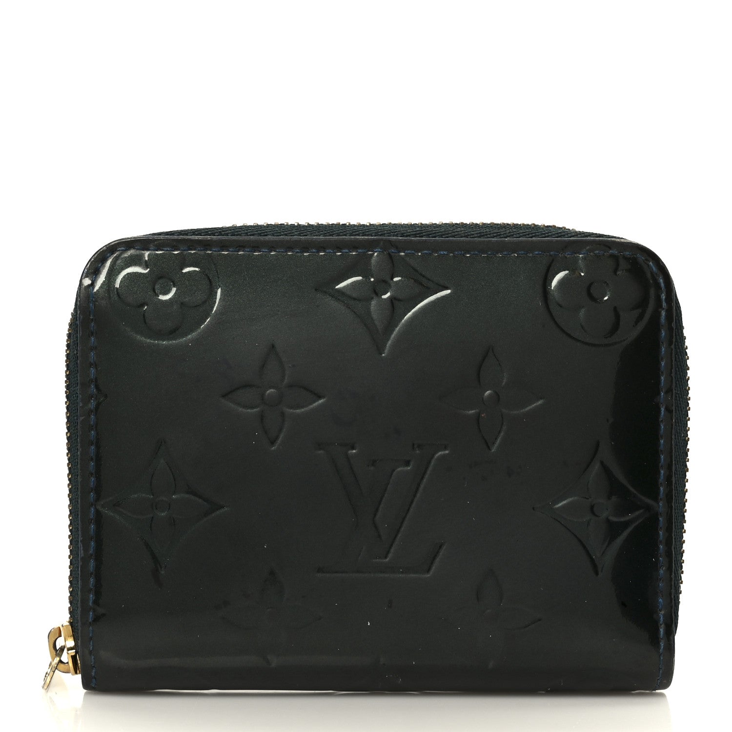 Louis Vuitton Vernis Zippy Coin Purse Blue Nuit 1 of 10