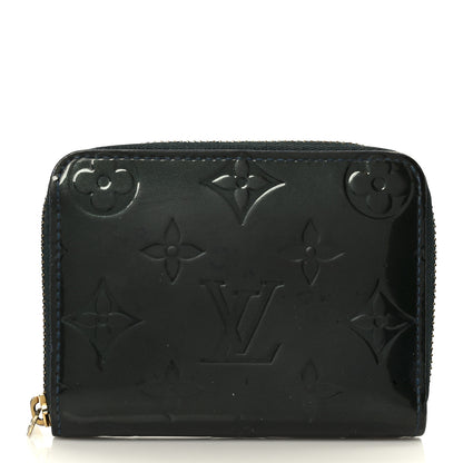 Louis Vuitton Vernis Zippy Coin Purse Blue Nuit 1 of 10