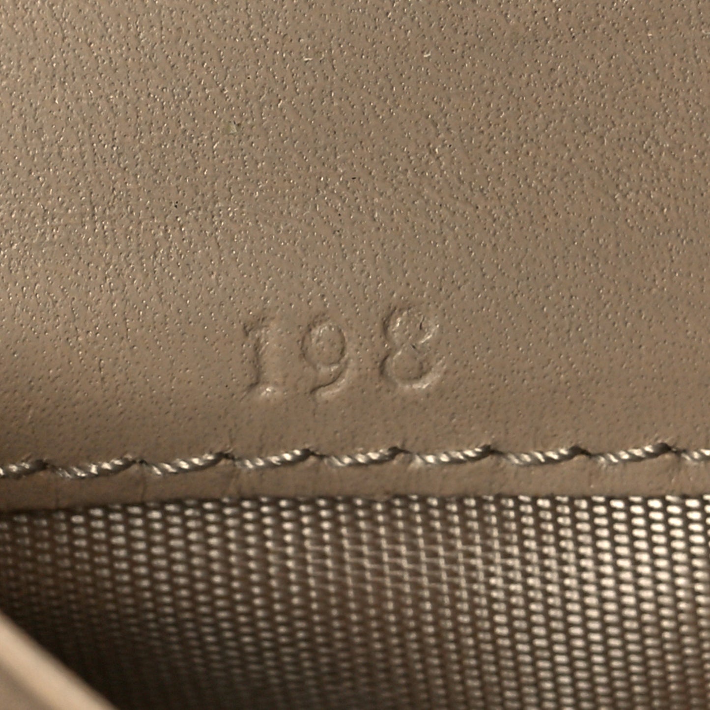 Spazzolato Continental Flap Wallet Beige
