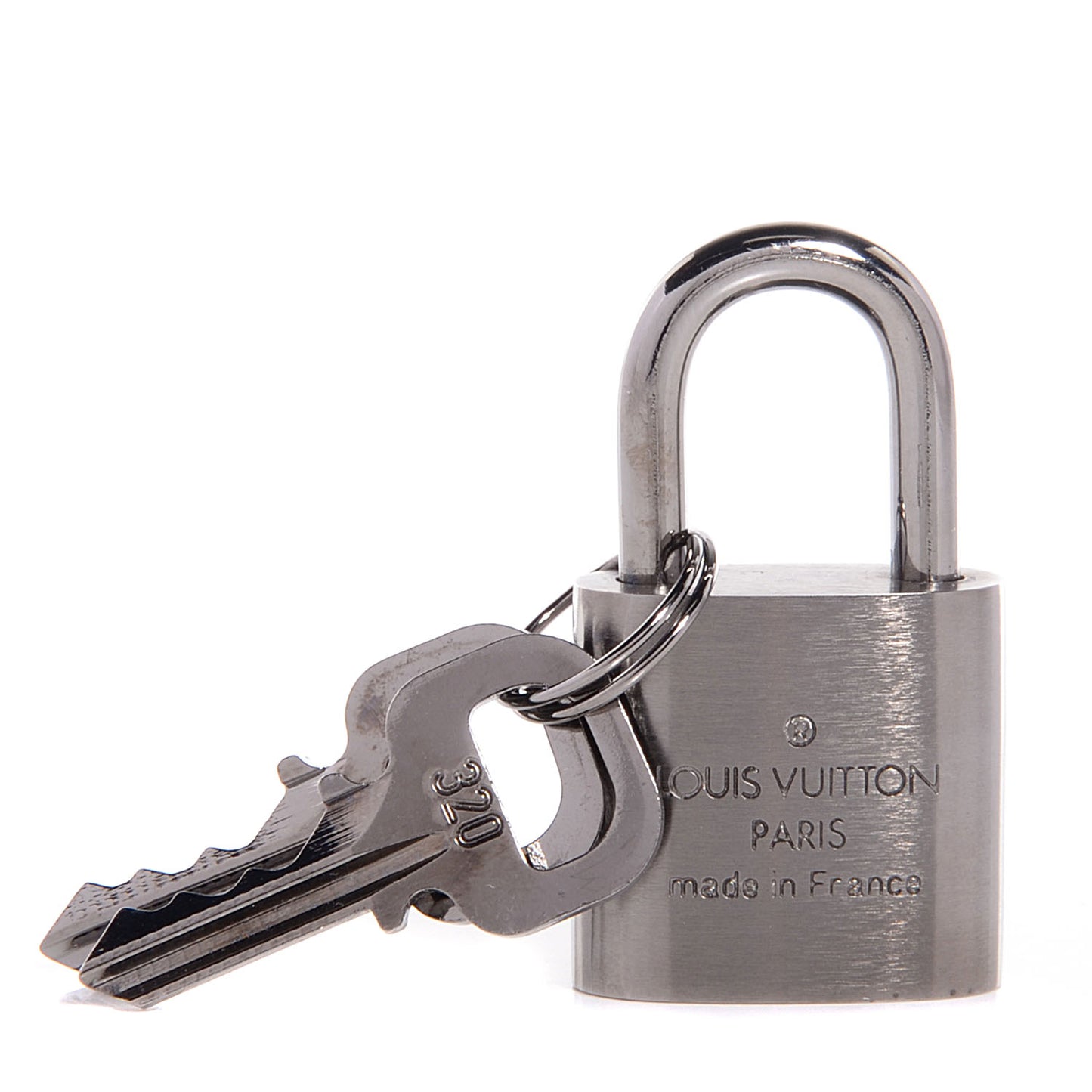 Brushed Titanium Lock and Key Set