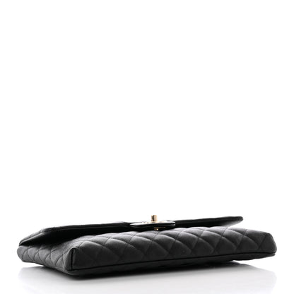 Chanel Caviar Quilted Flap Clutch Black 4 of 17
