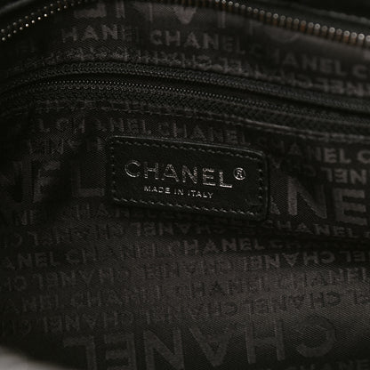 Chanel Distressed Lambskin Vintage Ligne Lady Braid Tote Black 5 of 9
