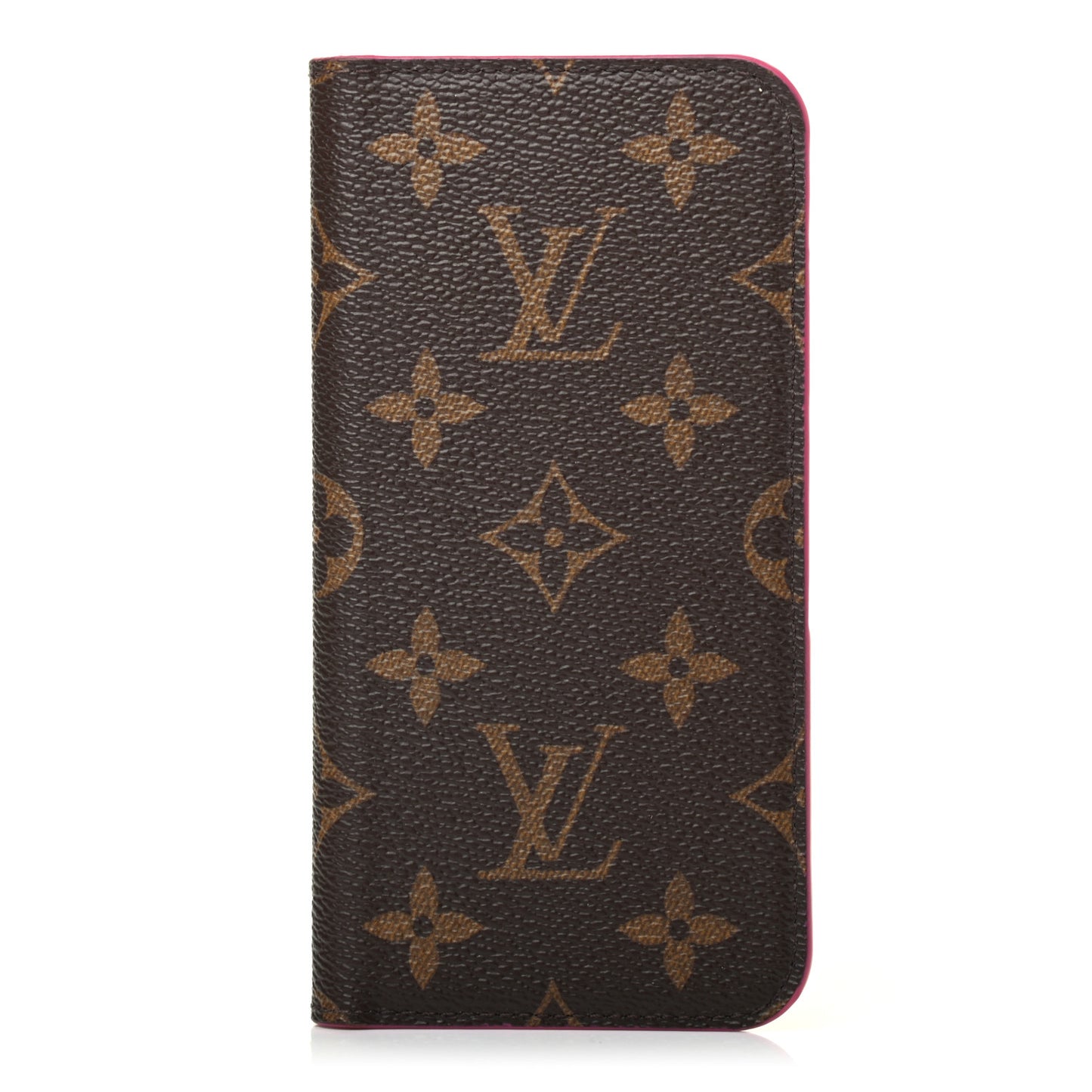 Monogram iPhone X Folio Case Rose Pop