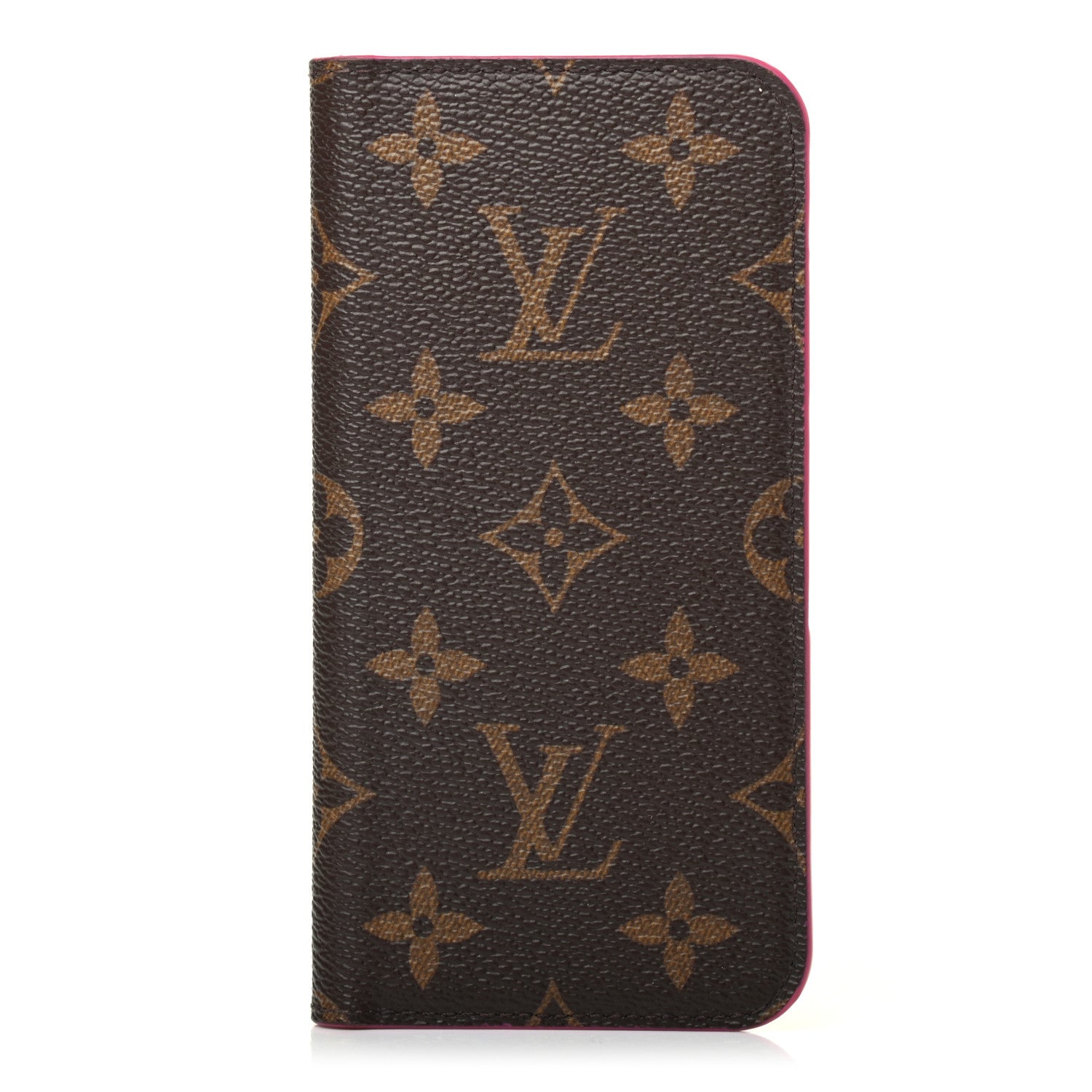 Louis Vuitton Monogram iPhone X Folio Case Rose Pop 1 of 6