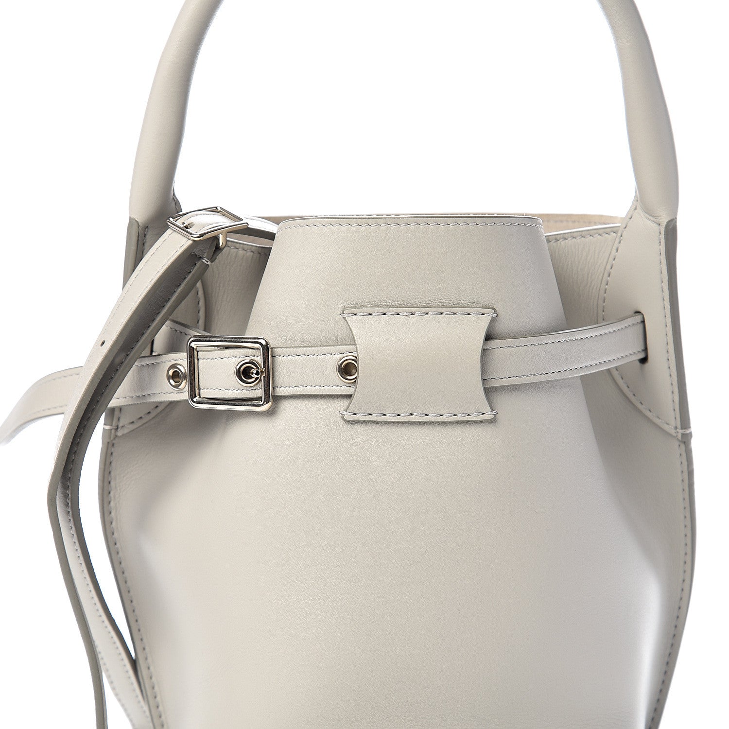 Celine Smooth Calfskin Nano Big Bag Bucket Light Grey 9 of 9