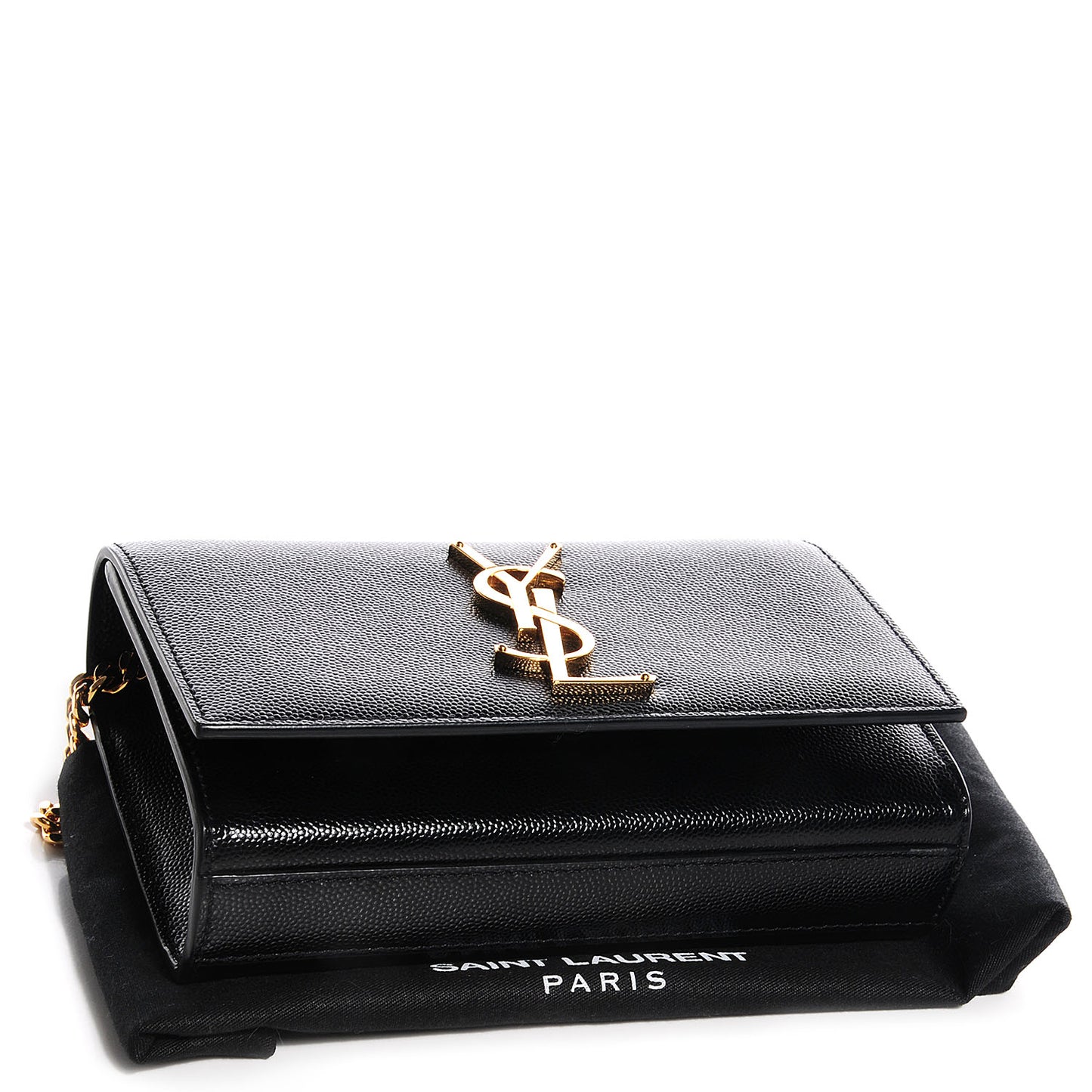Grain De Poudre Small Classic Monogram Satchel Black