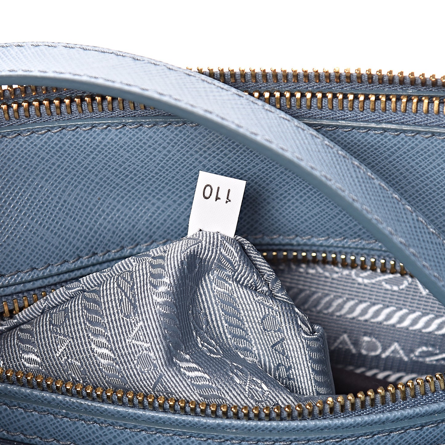 Saffiano Galleria Mini Double Zip Tote Aviazione