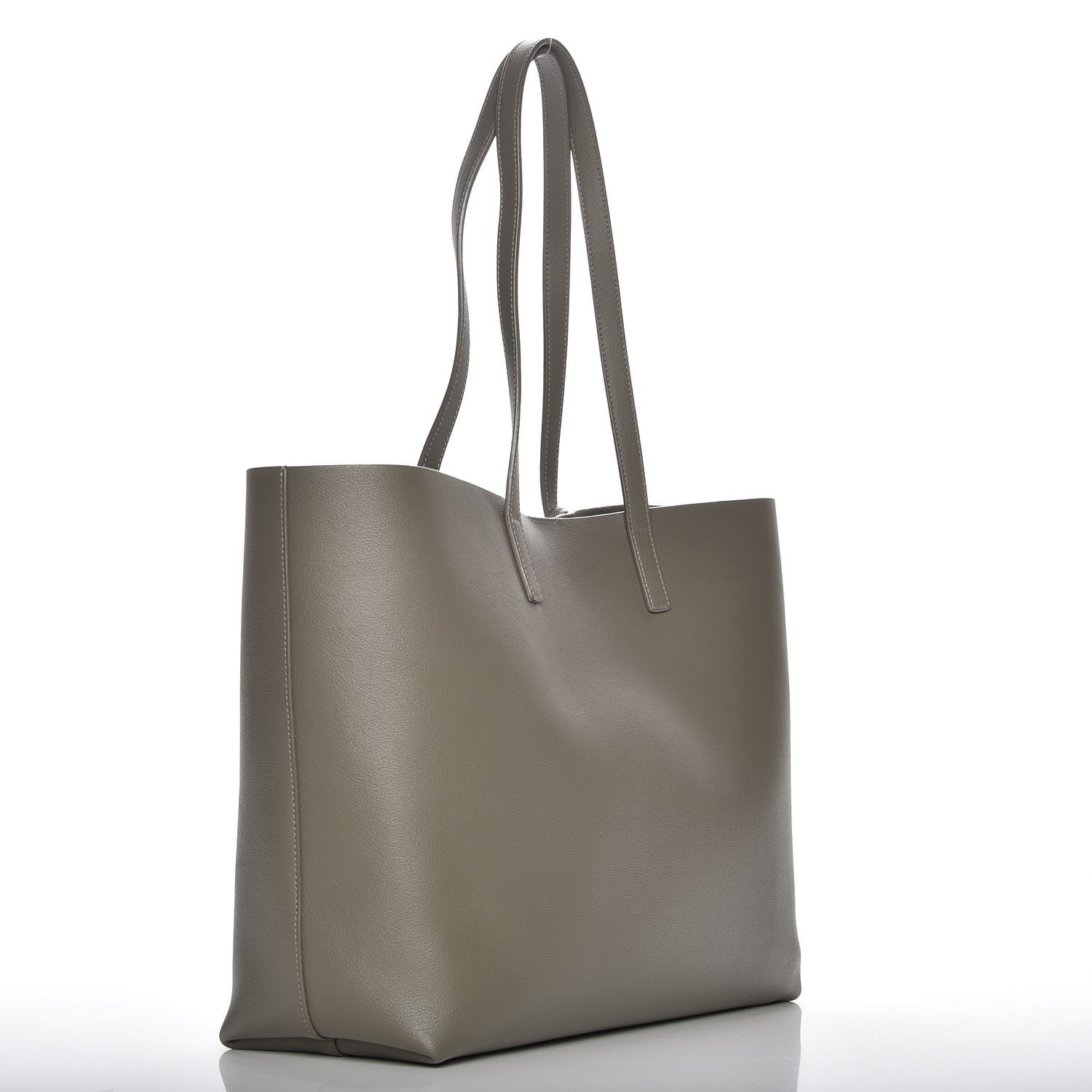 Saint Laurent Calfskin Large Shopping Tote Kaki Militaire 4 of 8