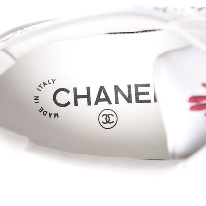 Chanel x Pharrell Williams Calfskin Womens Sneakers 38 White 6 of 11