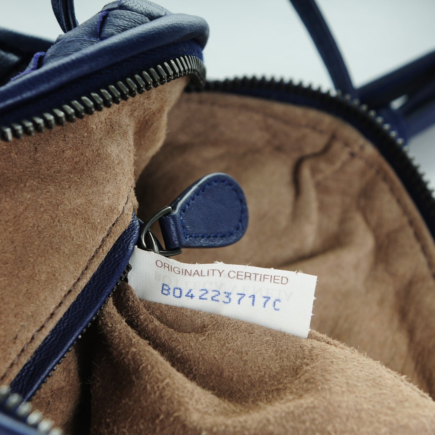 Nappa Intrecciato Pillow Crossbody Messenger Atlantic