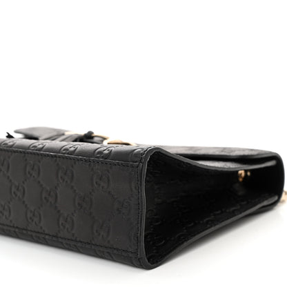 Gucci Microguccissima Medium Emily Chain Shoulder Bag Black 10 of 12