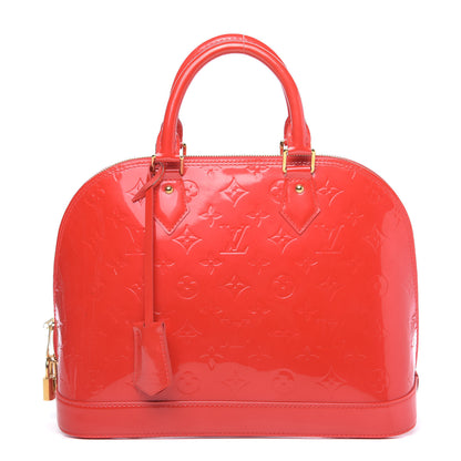 Louis Vuitton Vernis Alma PM Rouge Grenadine 1 of 8