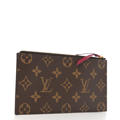 Louis Vuitton Monogram Felicie Chain Wallet Zippered Insert Fuchsia 2 of 5