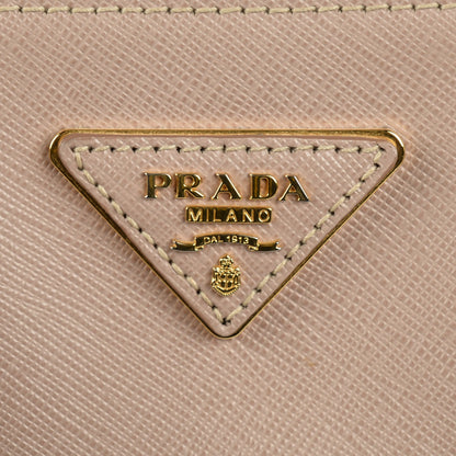 Prada Saffiano Lux Medium Double Zip Tote Cammeo 6 of 10