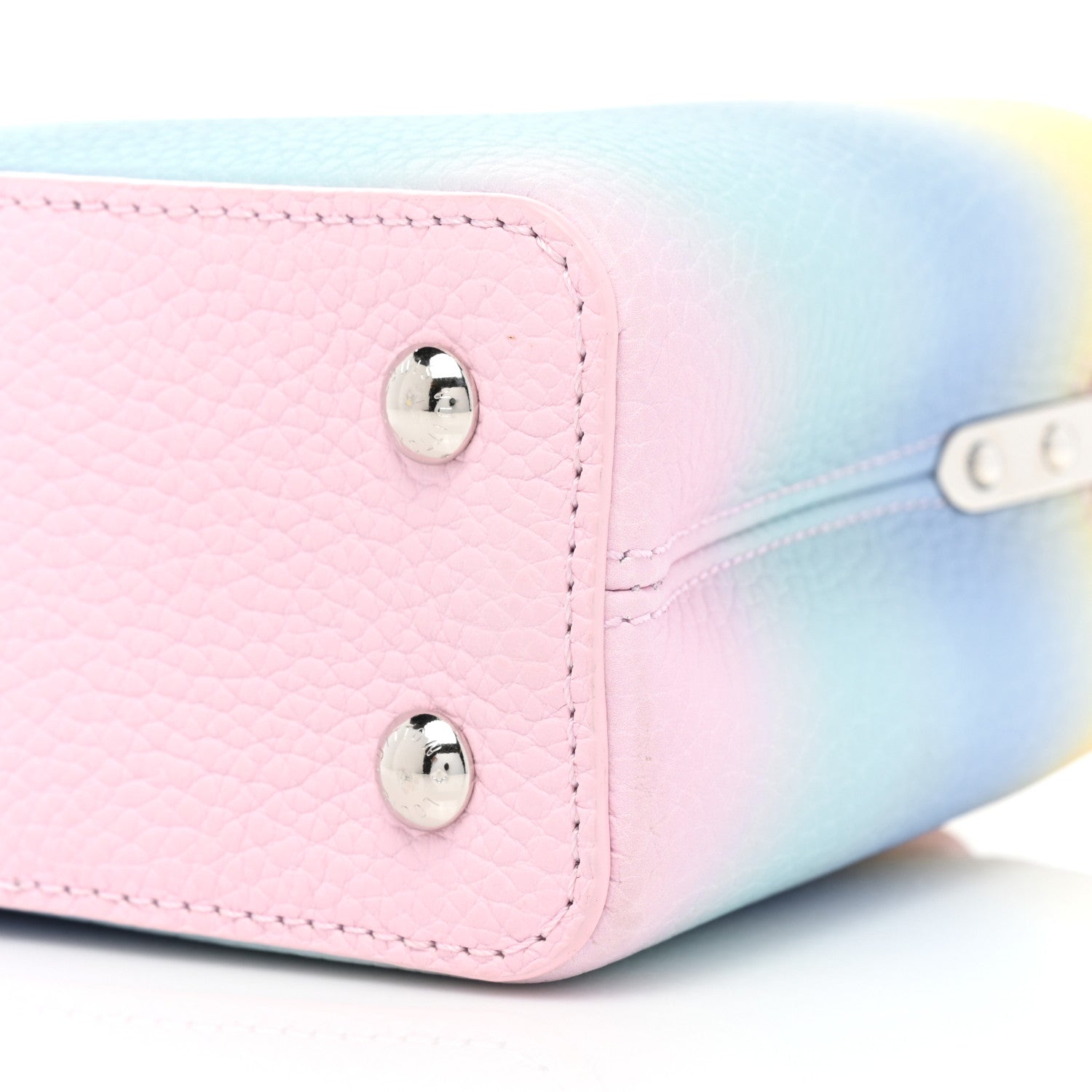 Louis Vuitton Taurillon Mini Degrade Rainbow V Capucines 8 of 9