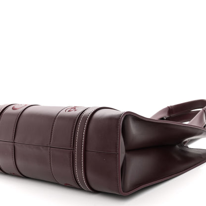 Chloe Calfskin Medium Woody Tote Deep Violine 9 of 10