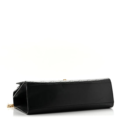 Gucci Guccissima Medium Padlock Shoulder Bag Black 4 of 14
