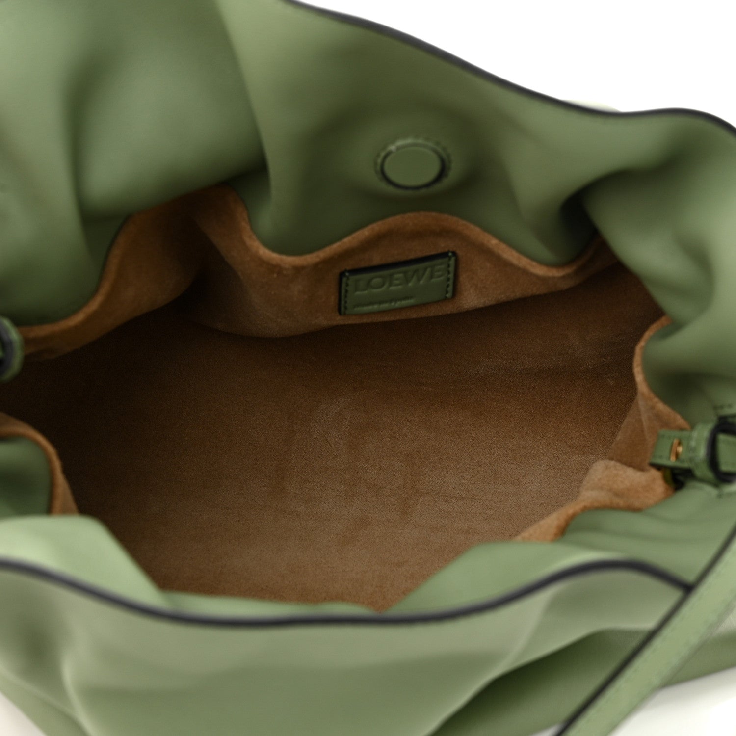 Loewe Calfskin Small Flamenco Knot Bag Avocado Green 5 of 11