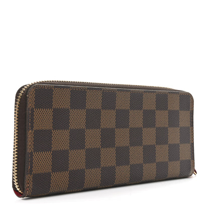 Louis Vuitton Damier Ebene Clemence Wallet Cherry 3 of 8
