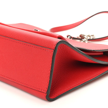 Louis Vuitton Soft Calfskin Mylockme Chain Bag BB Rubis 9 of 9