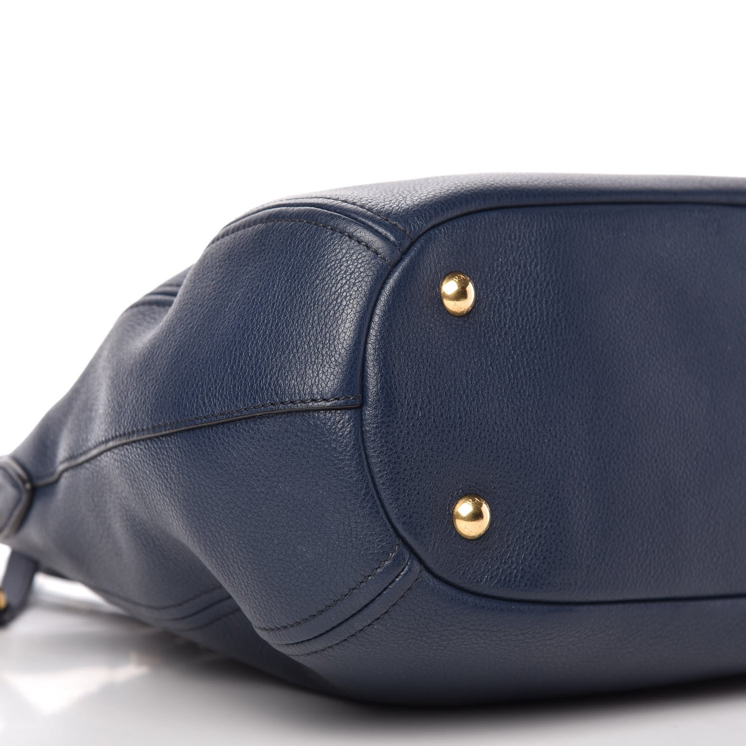 Prada Vitello Daino Shoulder Bag Baltico 6 of 10