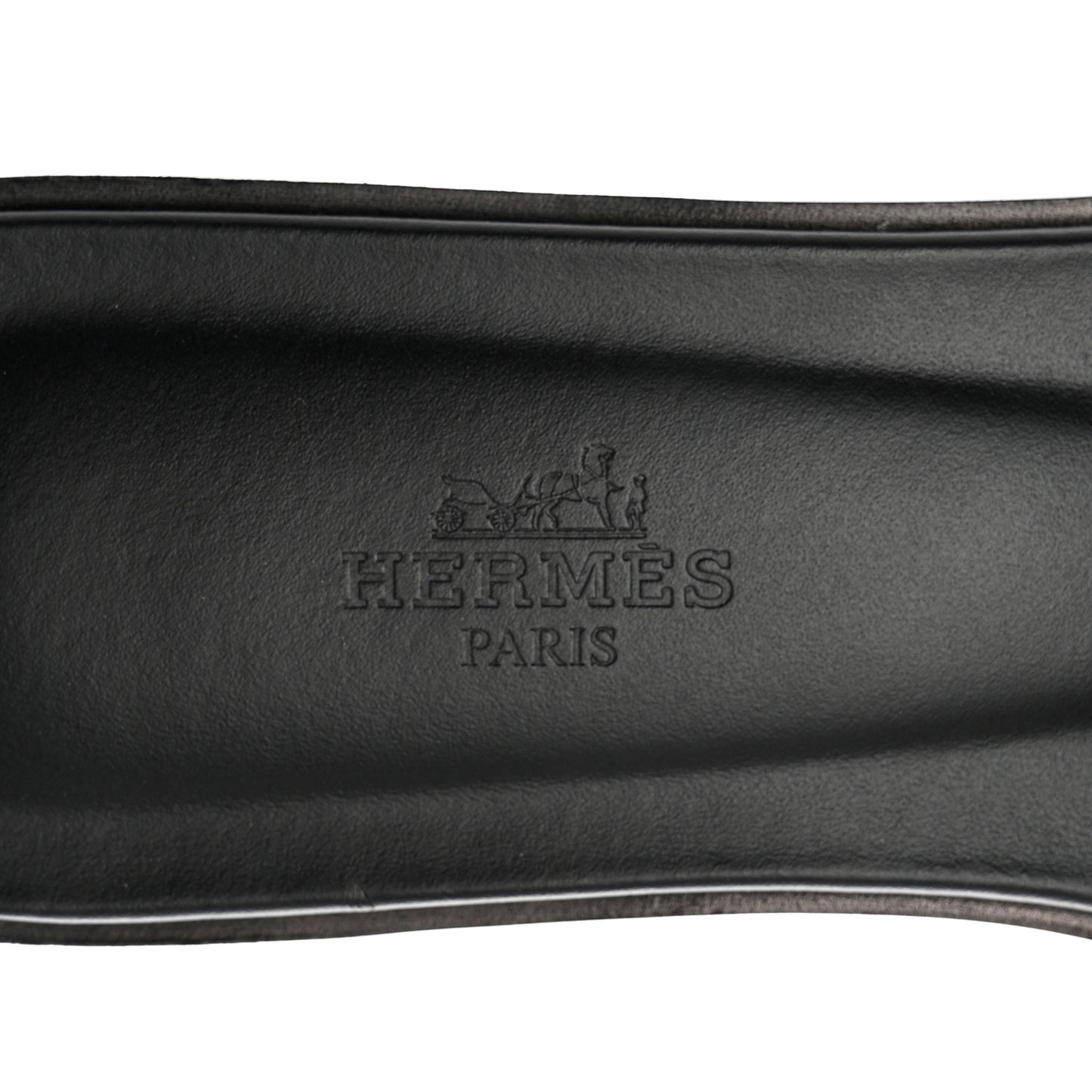 Box Calfskin Oran Sandals 37.5 Black