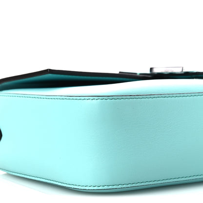 Fendi X TIFFANY Nappa Silver Baguette Blue Tiffany Silver 10 of 14
