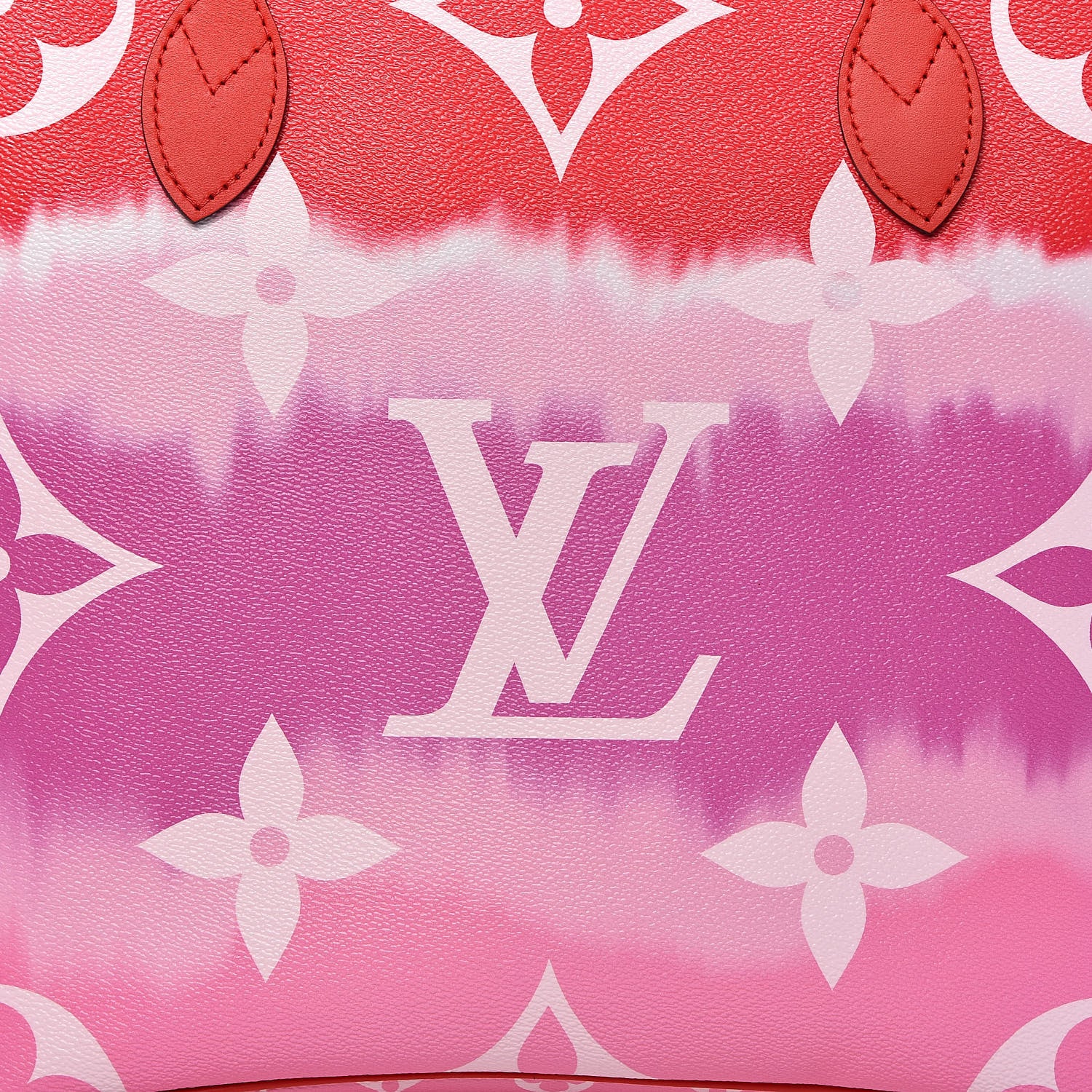 Louis Vuitton Monogram Escale Neverfull MM Rouge 12 of 12