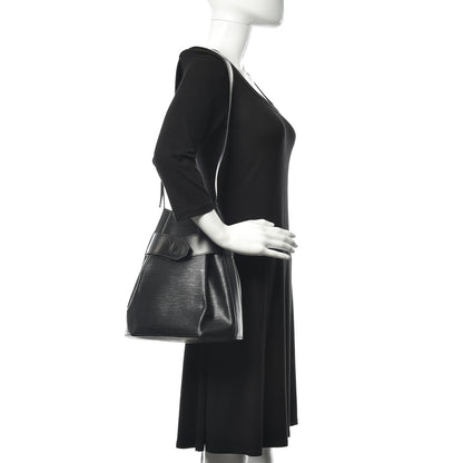 Louis Vuitton Epi Sac D'Epaule Black 2 of 9
