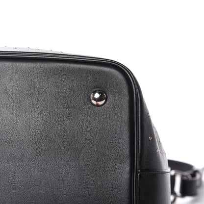 Saint Laurent Calfskin Studded Medium Emmanuelle Bucket Bag Black 12 of 15