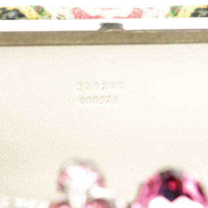 Alexander McQueen Printed Canvas Floral Knuckle Box Clutch Red 7 of 7