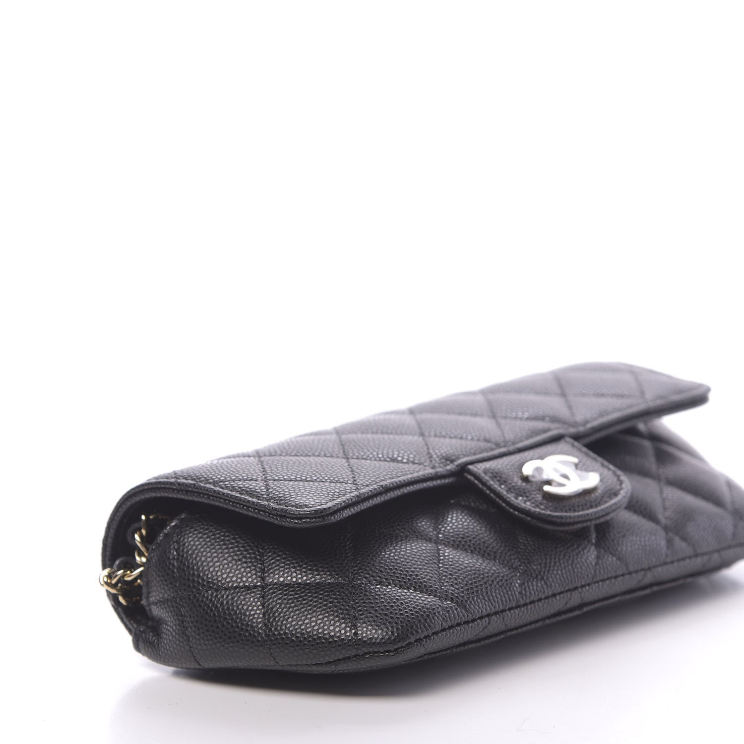 Chanel Caviar Quilted Glasses Case With Chain Black 9 of 12