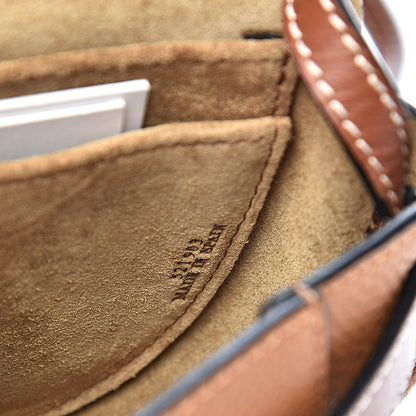 Loewe Grained Calfskin Mini Gate Crossbody Bag Caramel Pecan 7 of 10