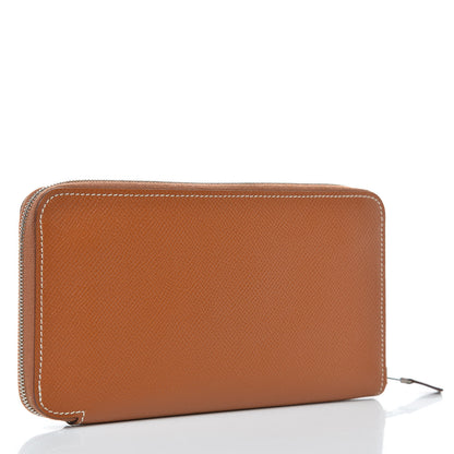 Hermes Epsom Silk'In Wallet Gold 3 of 9