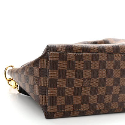 Louis Vuitton Damier Ebene Odeon Tote MM Black 8 of 9
