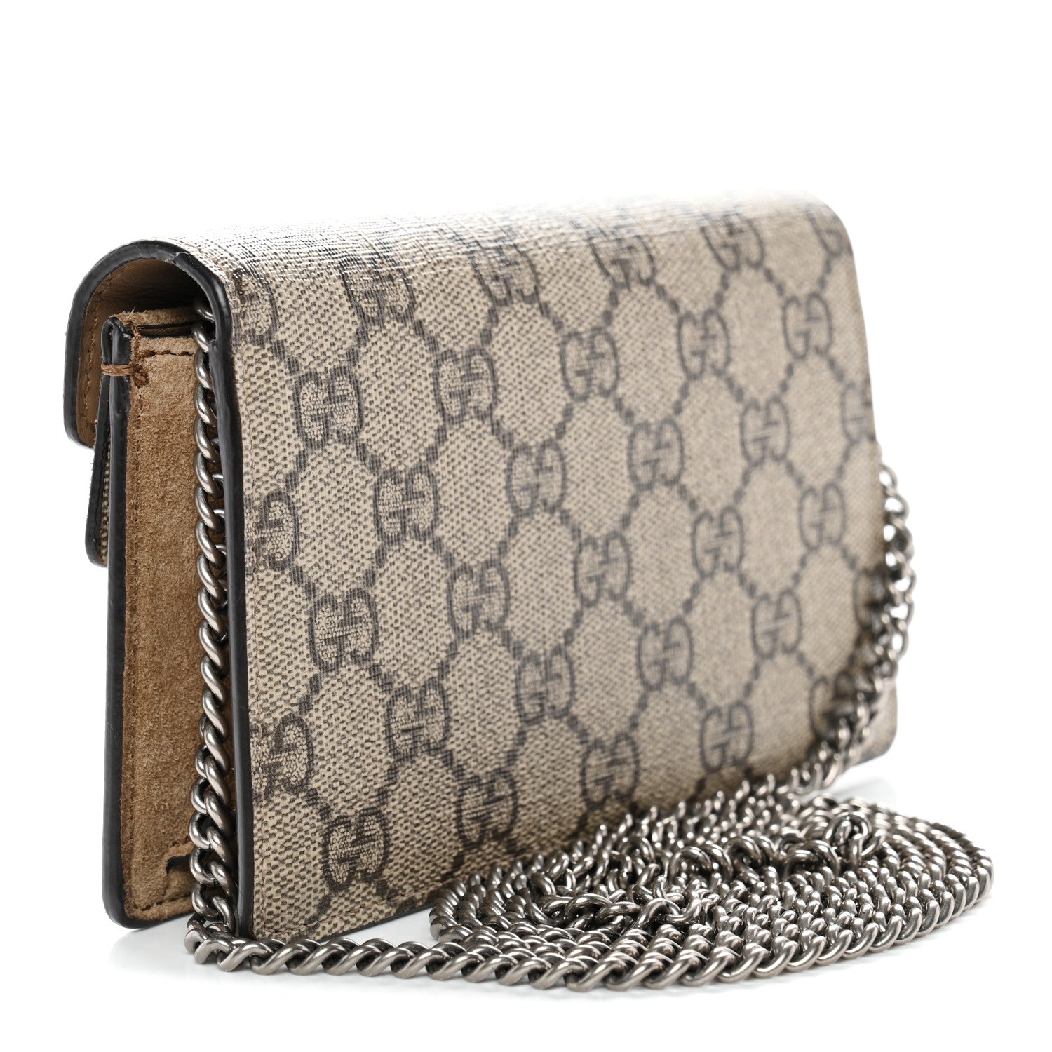 Gucci GG Supreme Monogram Super Mini Dionysus Shoulder Bag Taupe 3 of 10