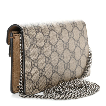 Gucci GG Supreme Monogram Super Mini Dionysus Shoulder Bag Taupe 3 of 10