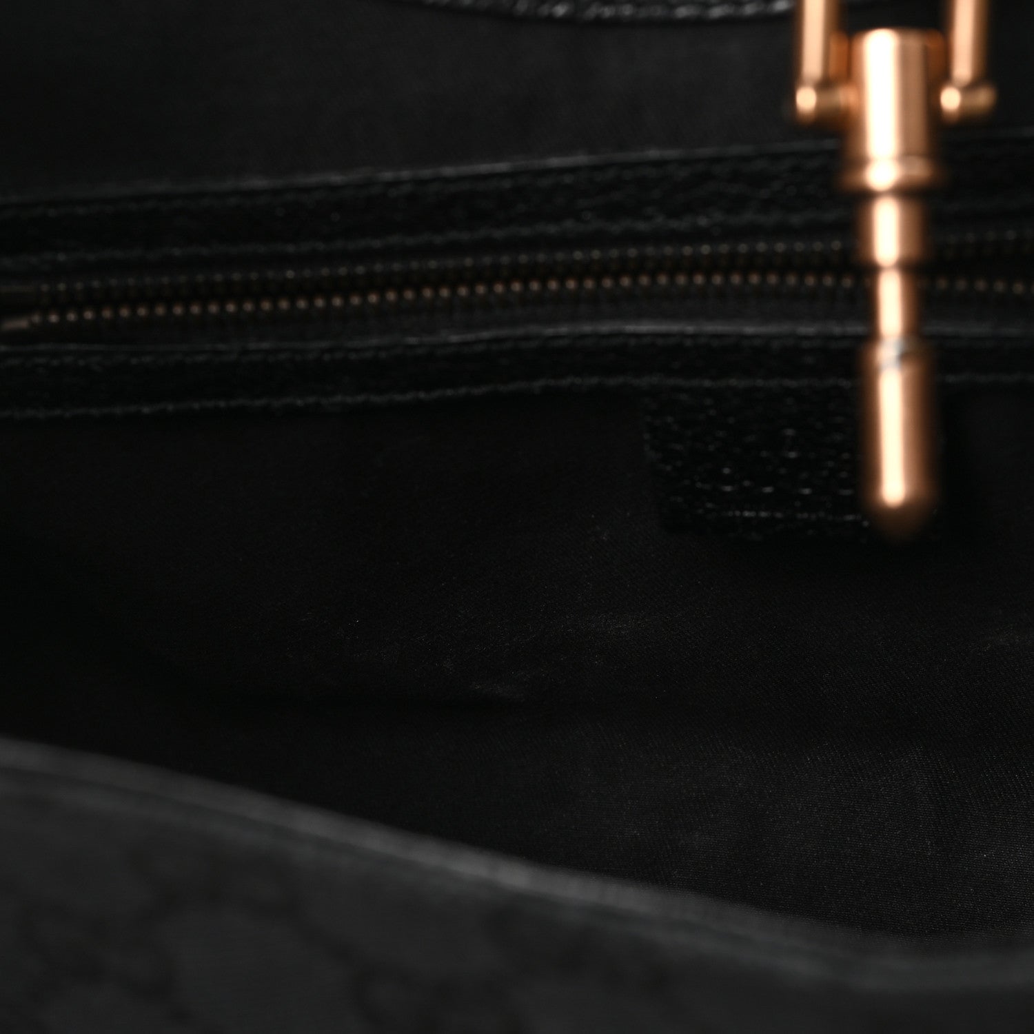 Gucci Monogram Calfskin Large Bardot Tote Black 13 of 13
