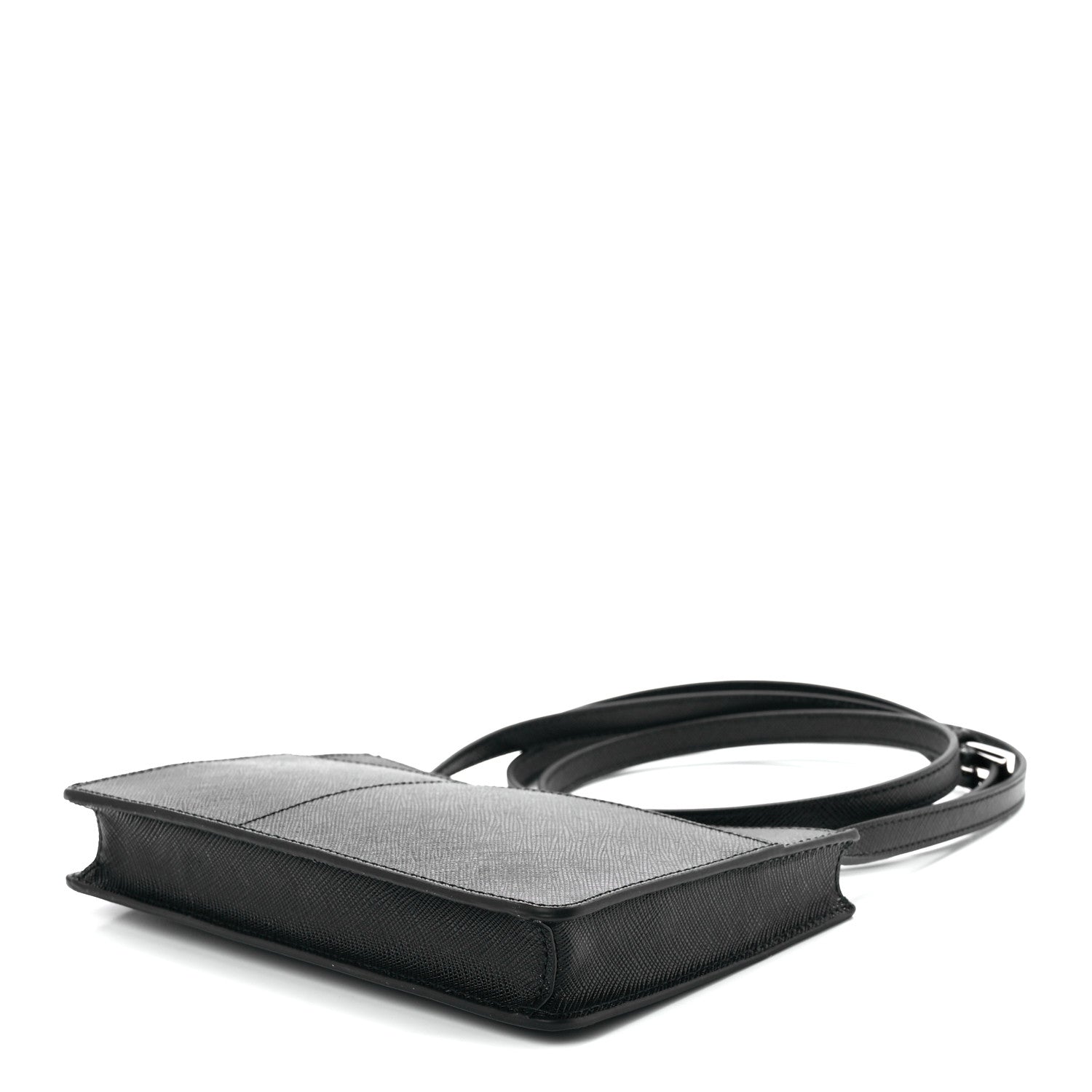 Prada Saffiano Crossbody Bag Black 9 of 11