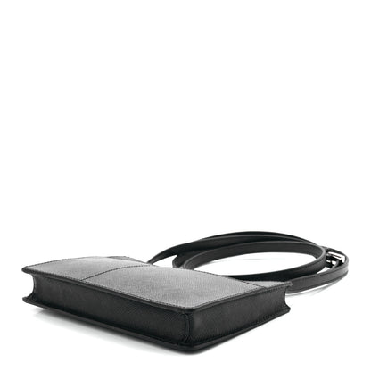 Prada Saffiano Crossbody Bag Black 9 of 11