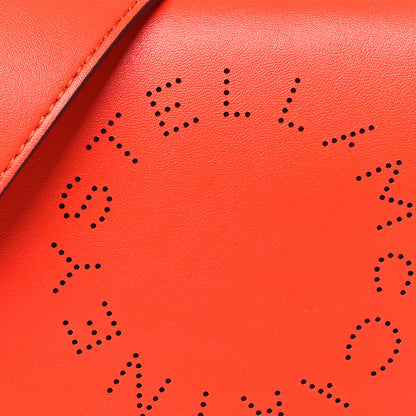 Stella McCartney Eco Soft Alter Nappa Perforated Logo Mini Marlee Flame 8 of 10
