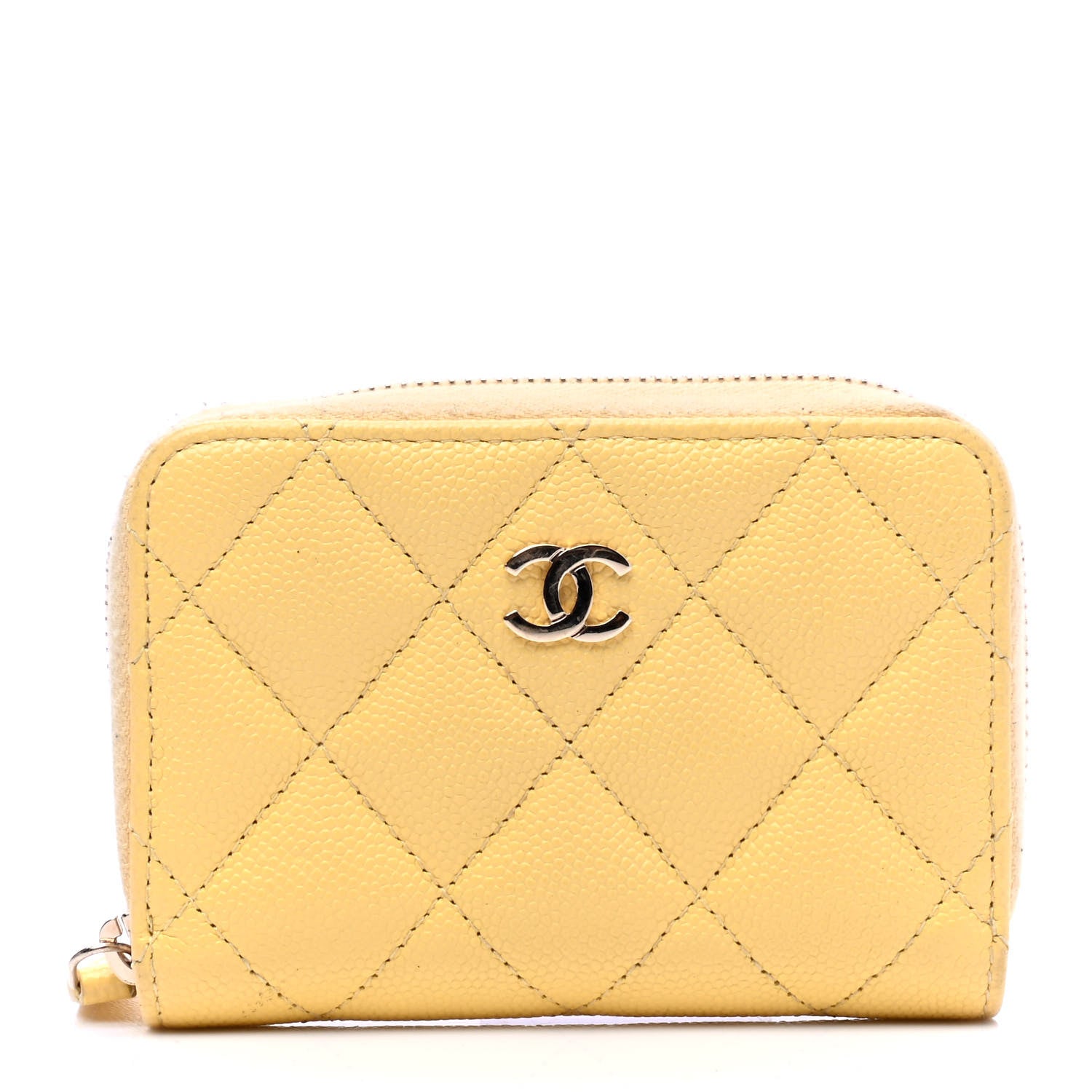 Chanel Caviar Quilted Zip Around Coin Purse 1 of 4