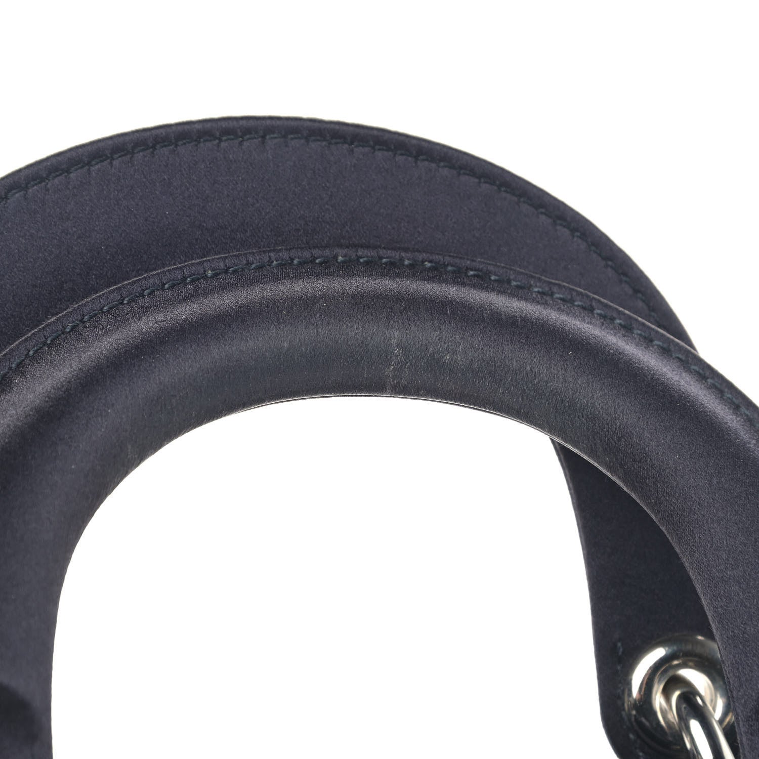 Christian Dior Satin Crystal Cannage Mini Lady Dior Black 7 of 9