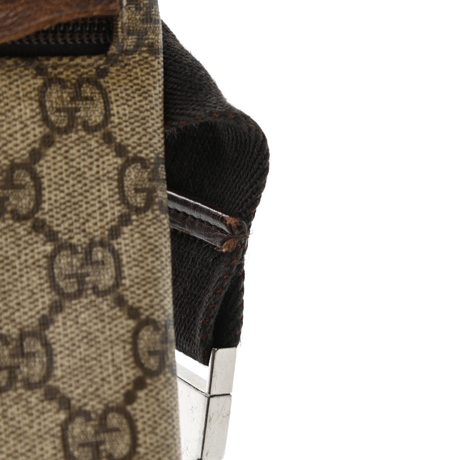 Gucci GG Supreme Double Pocket Belt Bag Ebony 12 of 12